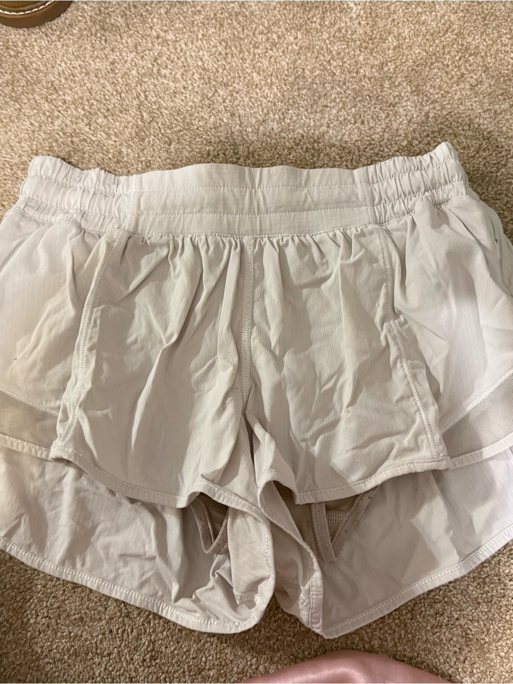 lululemon athletica White Layered Athletic Shorts